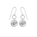 Boma Hammered Disc Drop Earrings