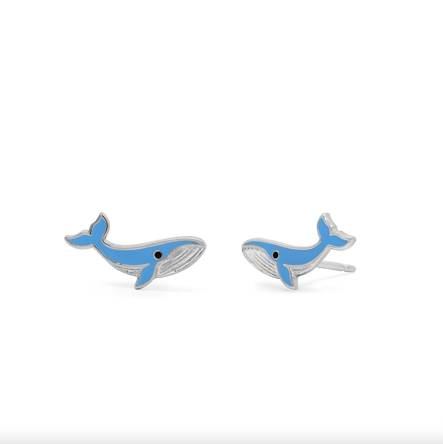 Boma Blue Whale Stud Earrings