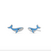 Boma Blue Whale Stud Earrings