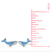 Boma Blue Whale Stud Earrings