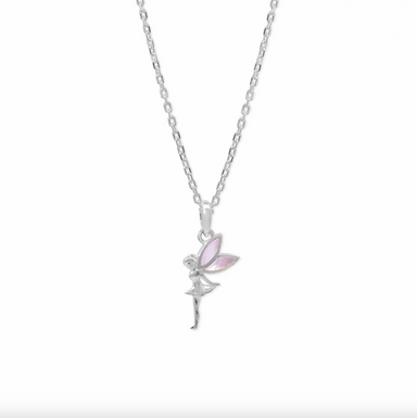 BOMA Fairy Pixie Necklace with Pink Mother of Pearl