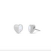 Boma Mother of Pearl Belle Heart Stud Earrings