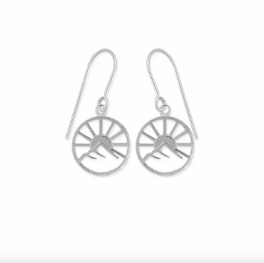 Boma Sterling Silver Radiant Sunrise Drop Earrings