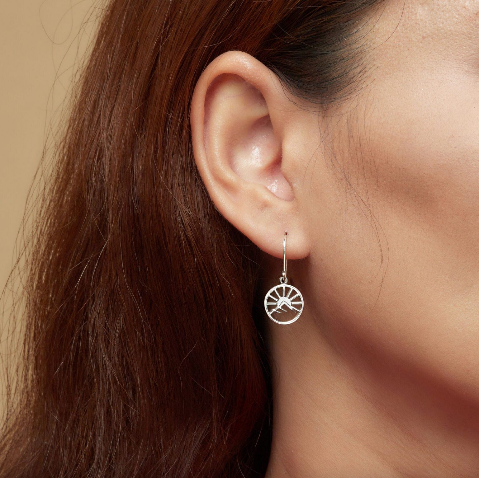 Boma Sterling Silver Radiant Sunrise Drop Earrings