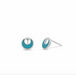 Boma Turquoise Belle Open Crescent Stud Earrings