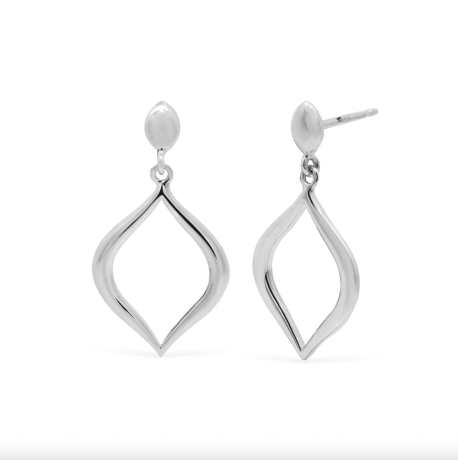 Boma Open Marquise Post Earrings