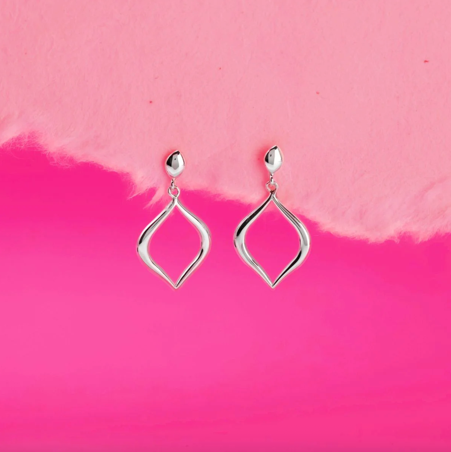 Boma Open Marquise Post Earrings