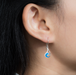 Boma Blue Wave Dangle Earrings