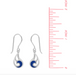 Boma Blue Wave Dangle Earrings