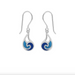 Boma Blue Duo Wave Earrings