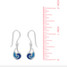 Boma Blue Duo Wave Earrings