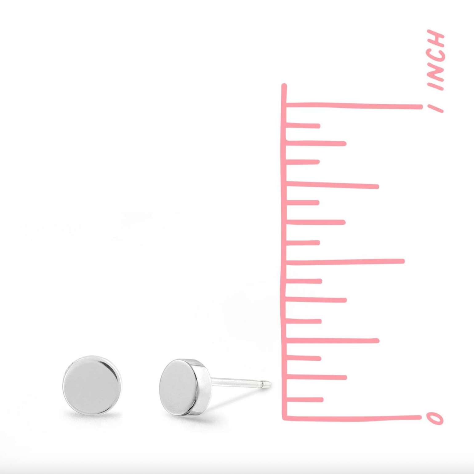 Boma Belle Gold Circle Stud Earrings