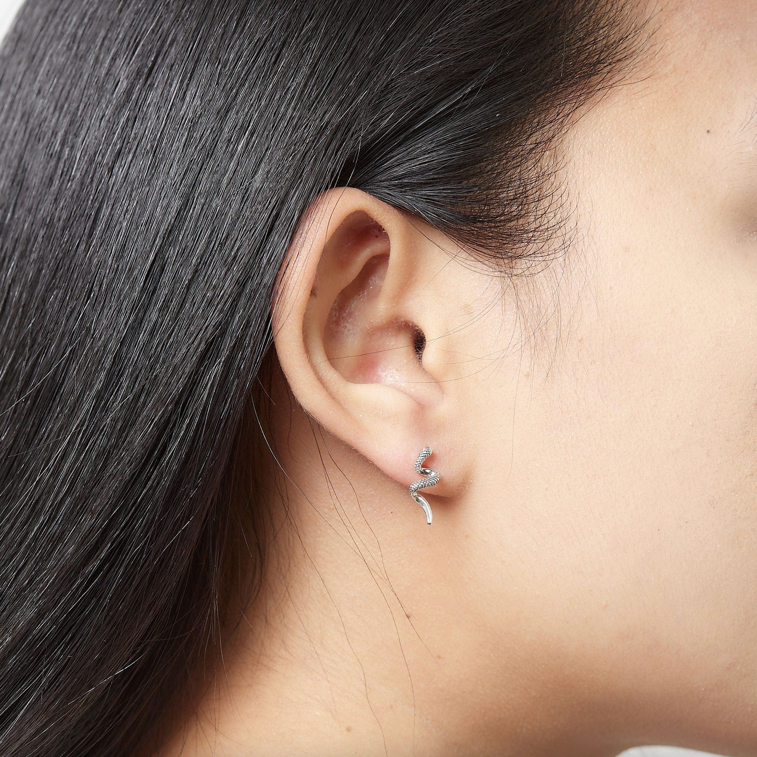 BOMA Slythering Snake Stud Earrings