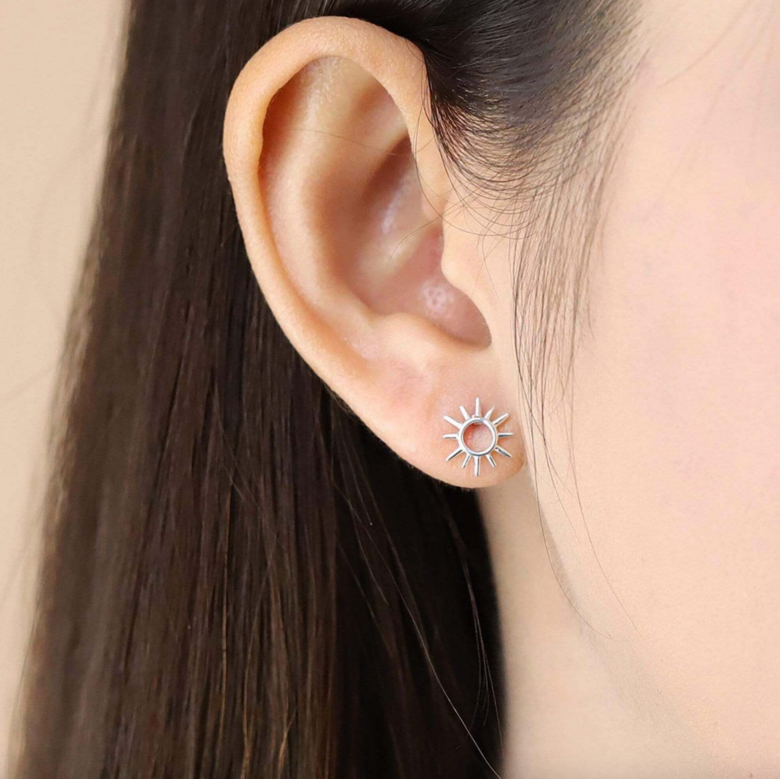 Boma Sunburst Open Circle - Silver