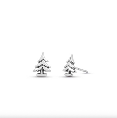 BOMA Pine Tree Studs - Silver