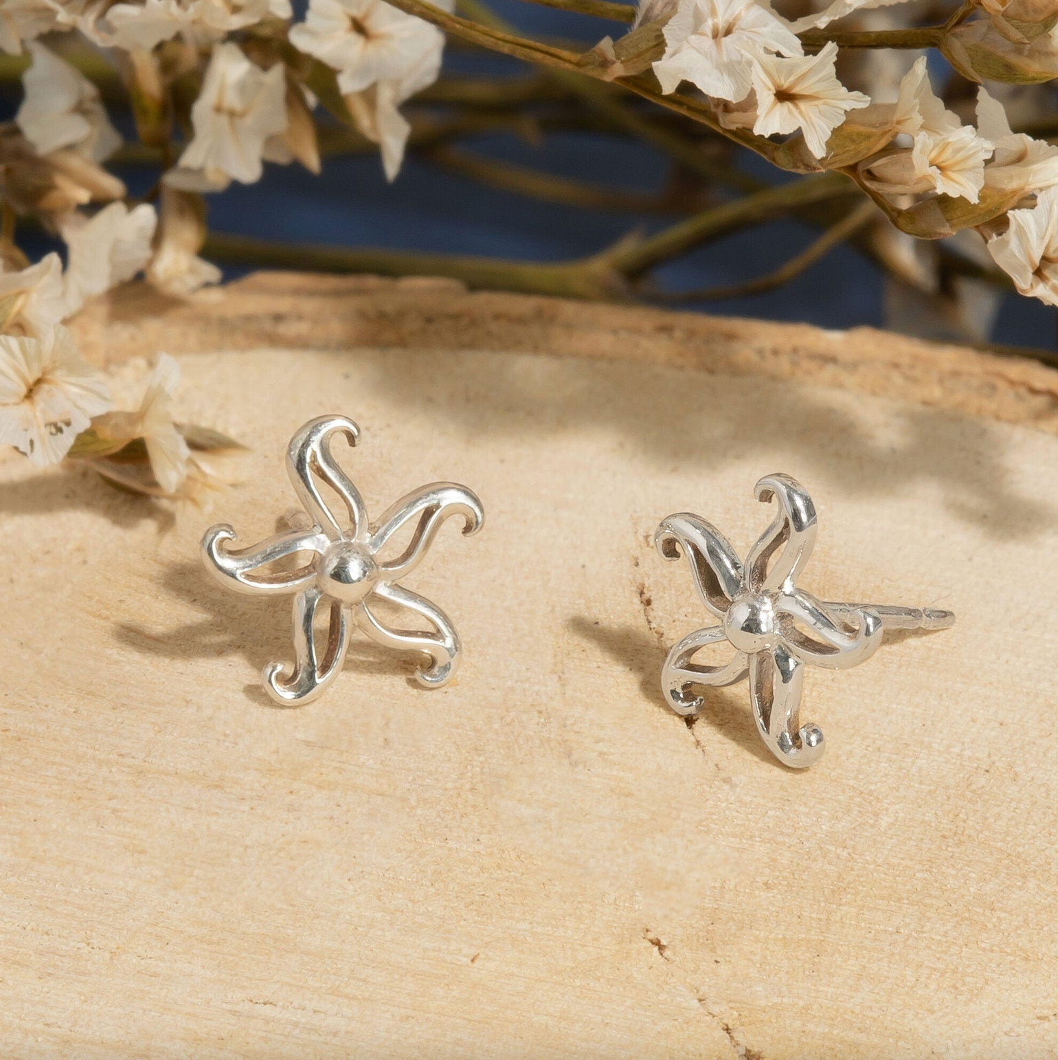 Boma Jasmine Blossom Stud Earrings