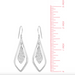 Boma Moving Kite Shaped Earrings with Textured Hammer Finish