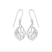 Boma Delicate Leaf Outline Sterling SilverEarrings