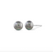 Boma Grey Pearl Stud Earrings