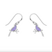 Boma Bird Dangle Earrings - Purple