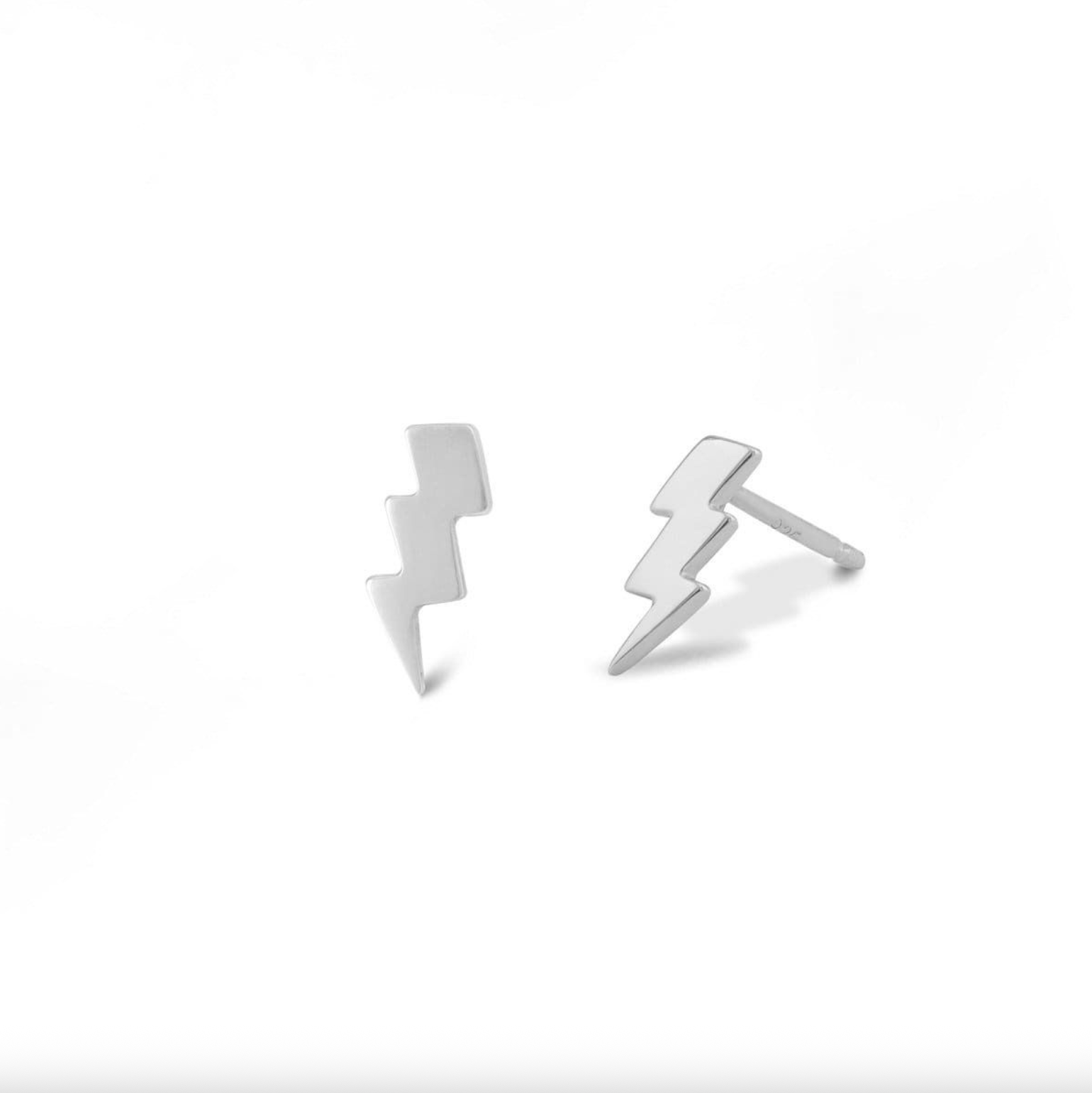 BOMA Lightning Bolt Studs - Silver
