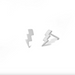 BOMA Lightning Bolt Studs - Silver