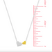 BOMA Double Hearts Necklace - Gold and Silver