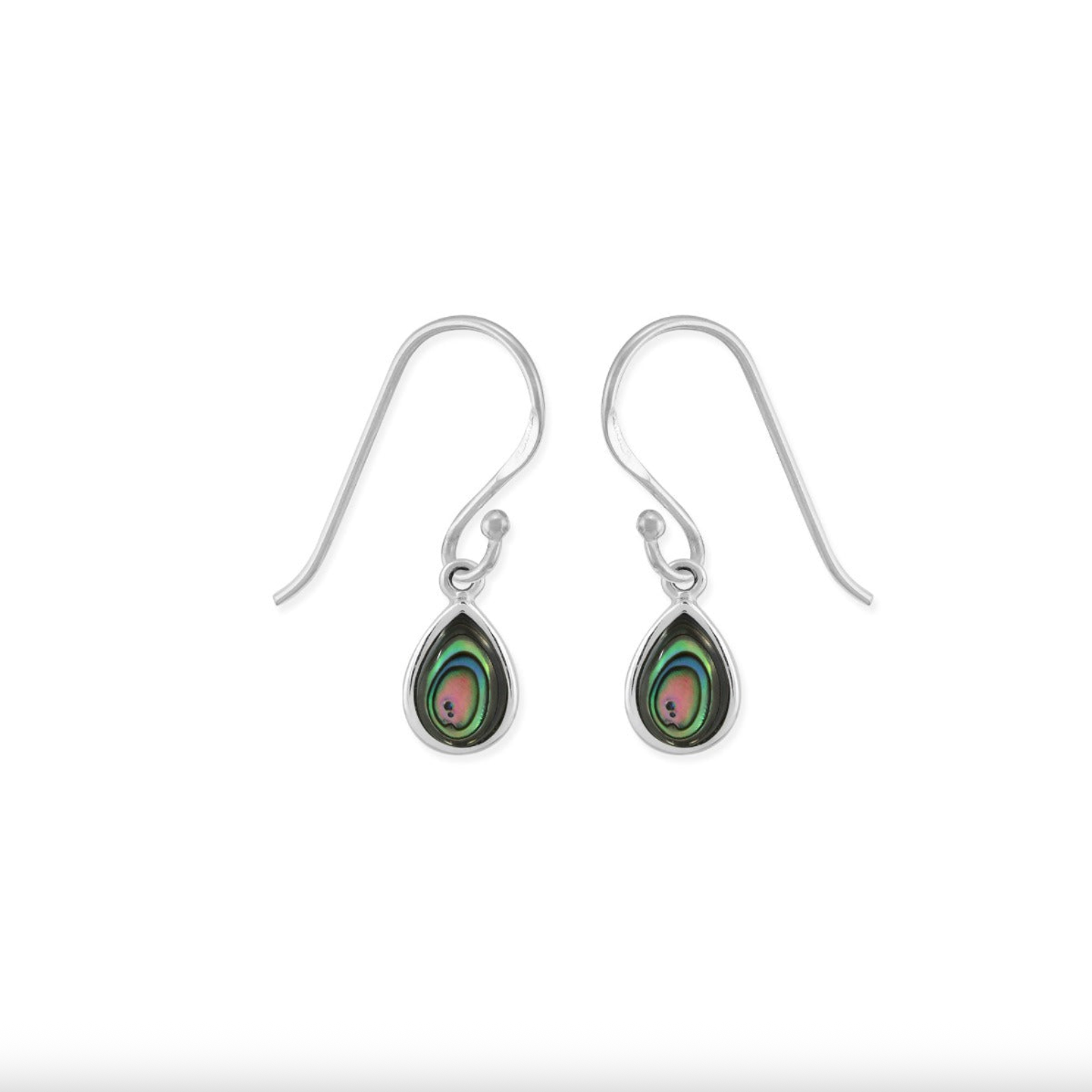 Boma Teardrop Dangle Earrings - Abalone