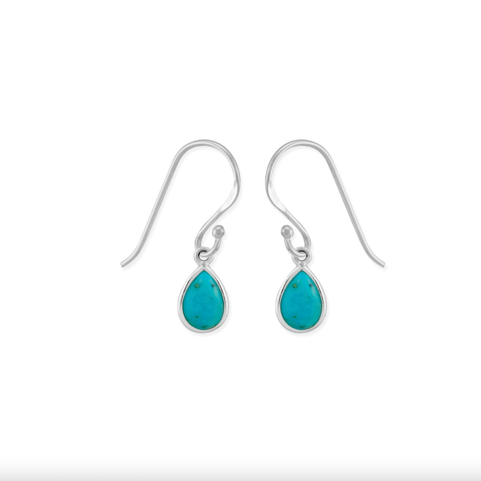 Boma Teardrop Dangle Earrings - Turquoise