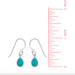Boma Teardrop Dangle Earrings - Turquoise