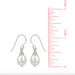 Boma Large White Pearl Dangle Earrings