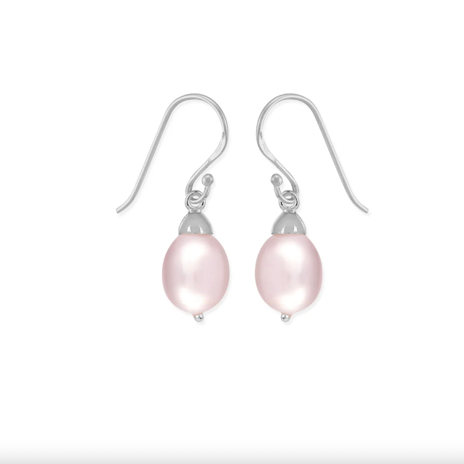 Boma Large Pink Pearl Dangle Earrings