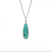 Boma Alina Drop Bezel Necklace with Turquoise