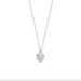 Boma Belle Heart Necklace with Pink Shell