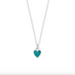 BOMA Belle Heart Necklace with Turquoise