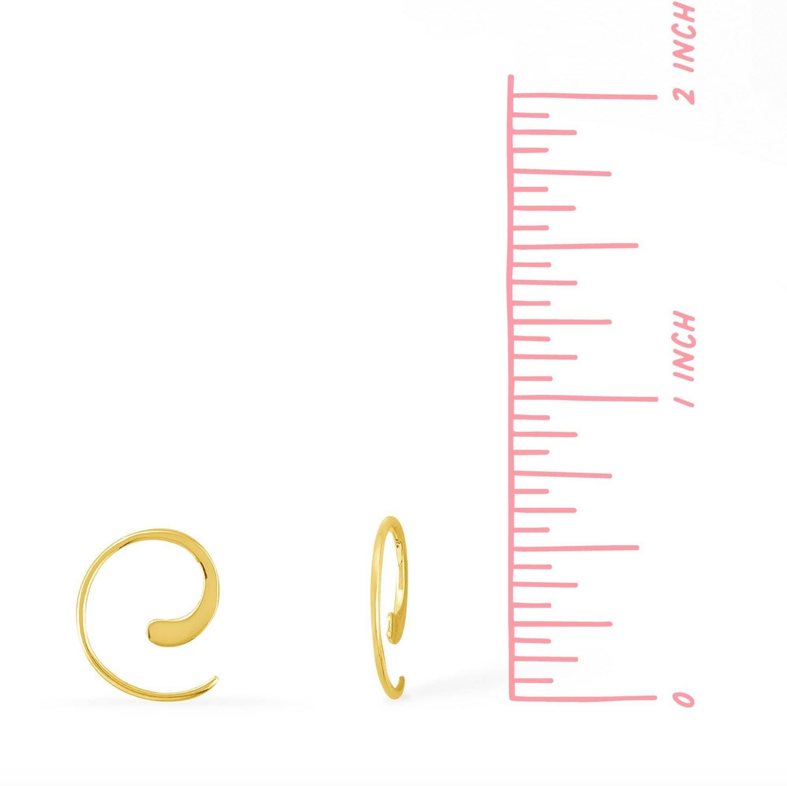 Boma Essential Pull Through Hoops - Mini Gold