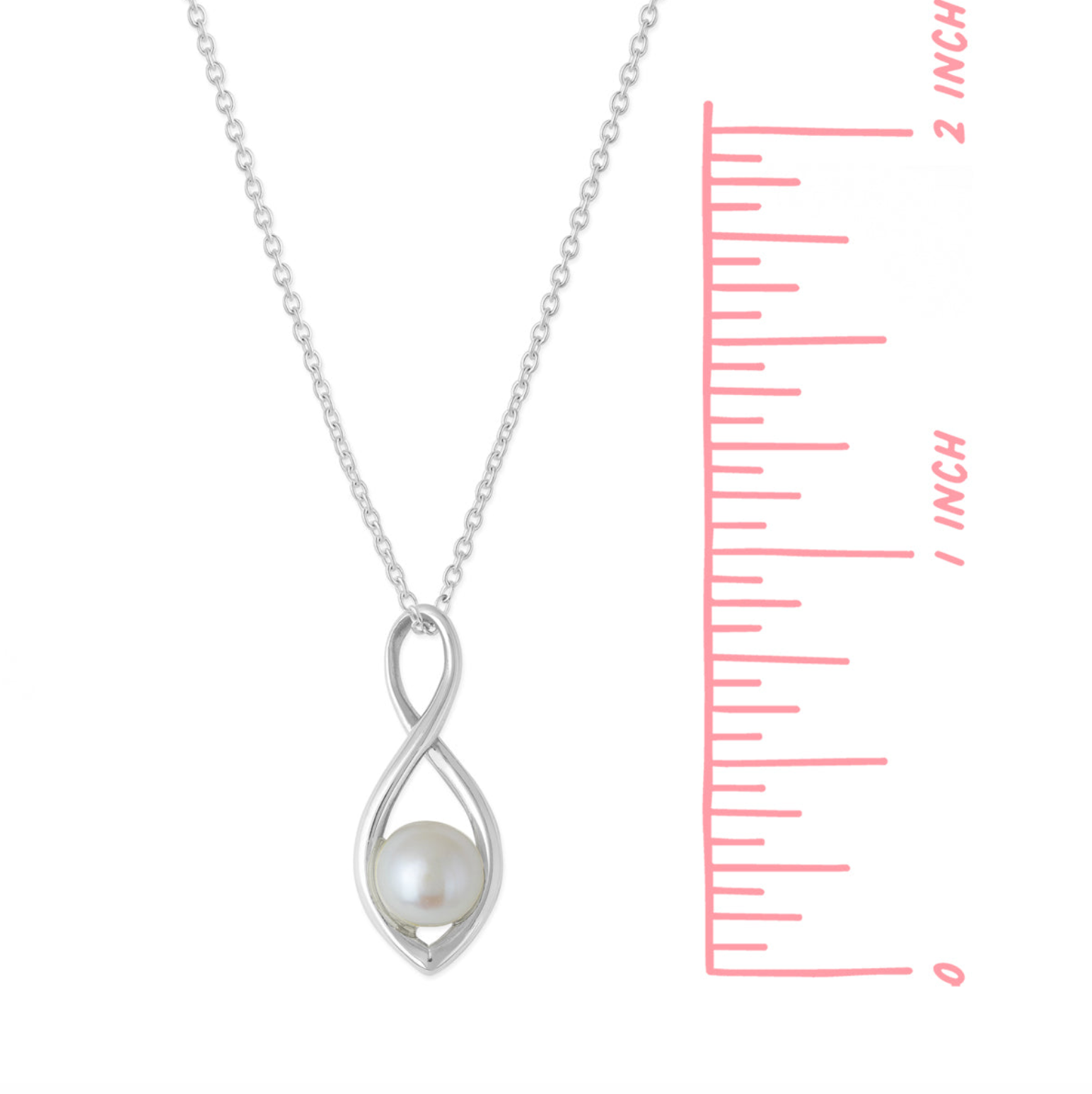 BOMA Twisting Pearl Necklace - White