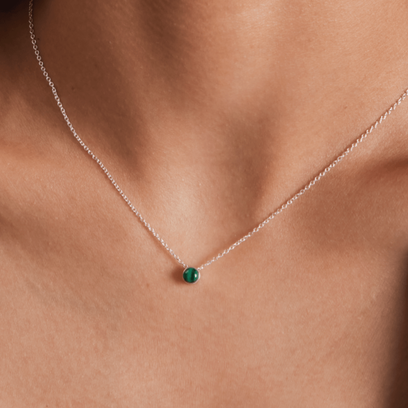 BOMA Belle Stone Necklace - Malachite - May and Hope