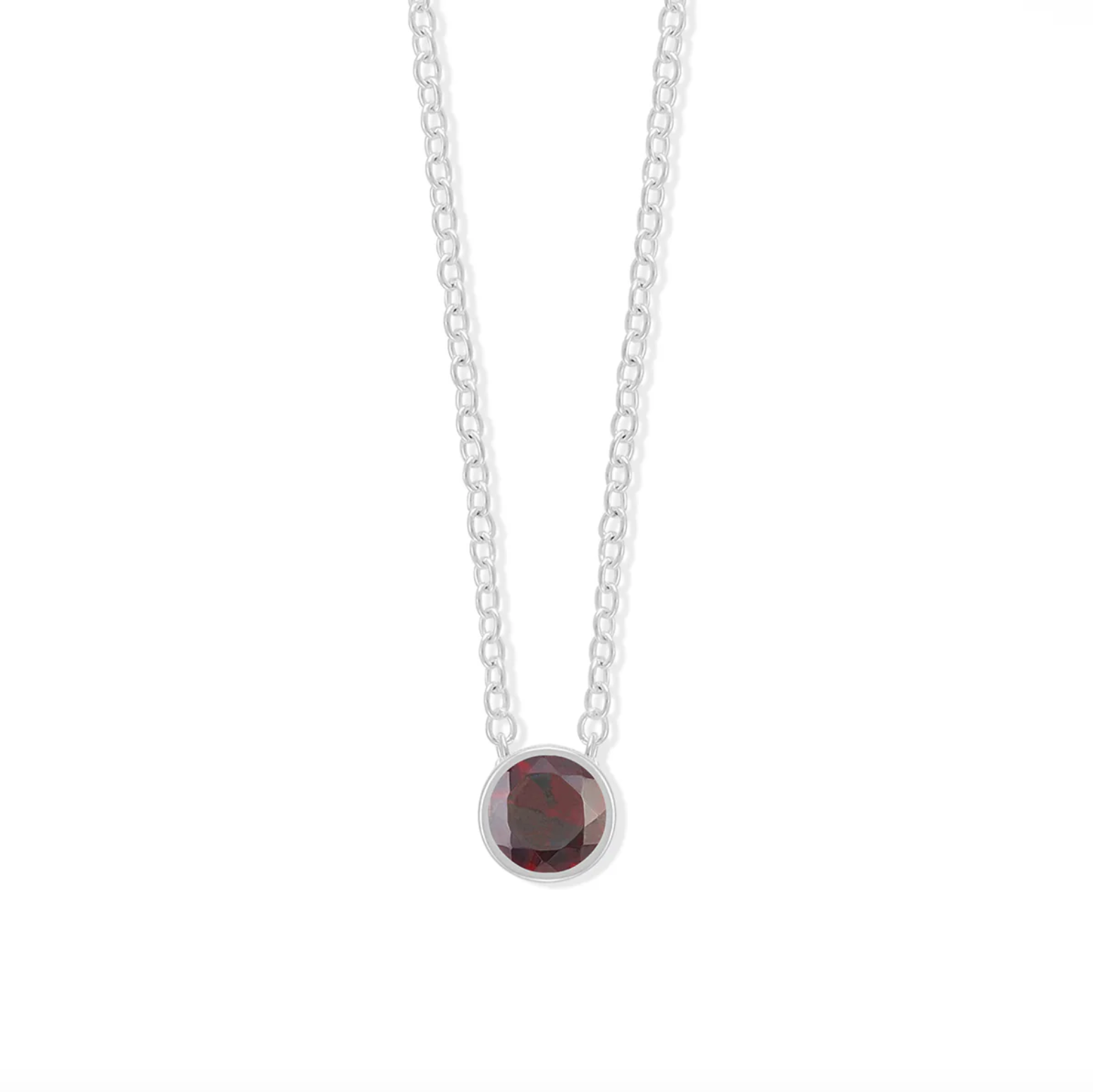 BOMA Belle Stone Necklace - Garnet - January and Protection