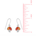 Boma Red and Yellow Mushroom Earrings