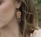 Holly Yashi Eternal Rose Earrings - Vintage Burgundy