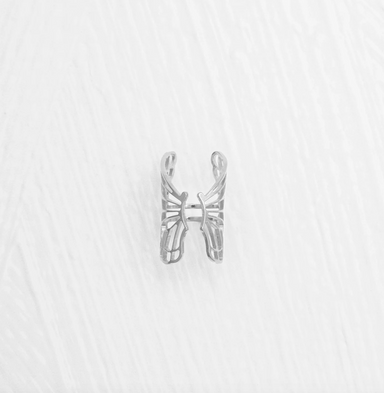 Holly Yashi Vanessa Butterfly Ear Cuff - Silver