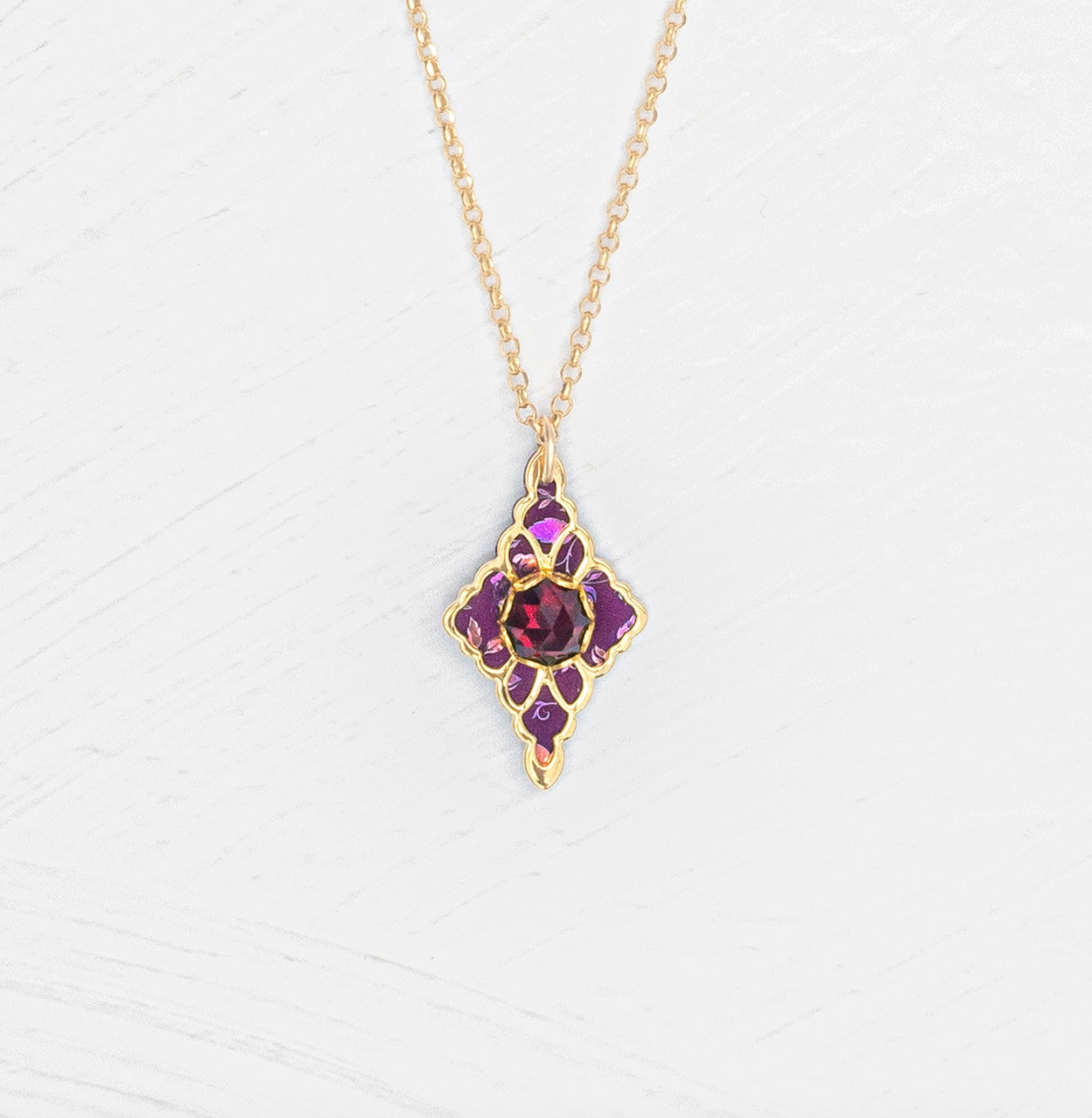 Holly Yashi Esme Pendant Necklace - Garnet