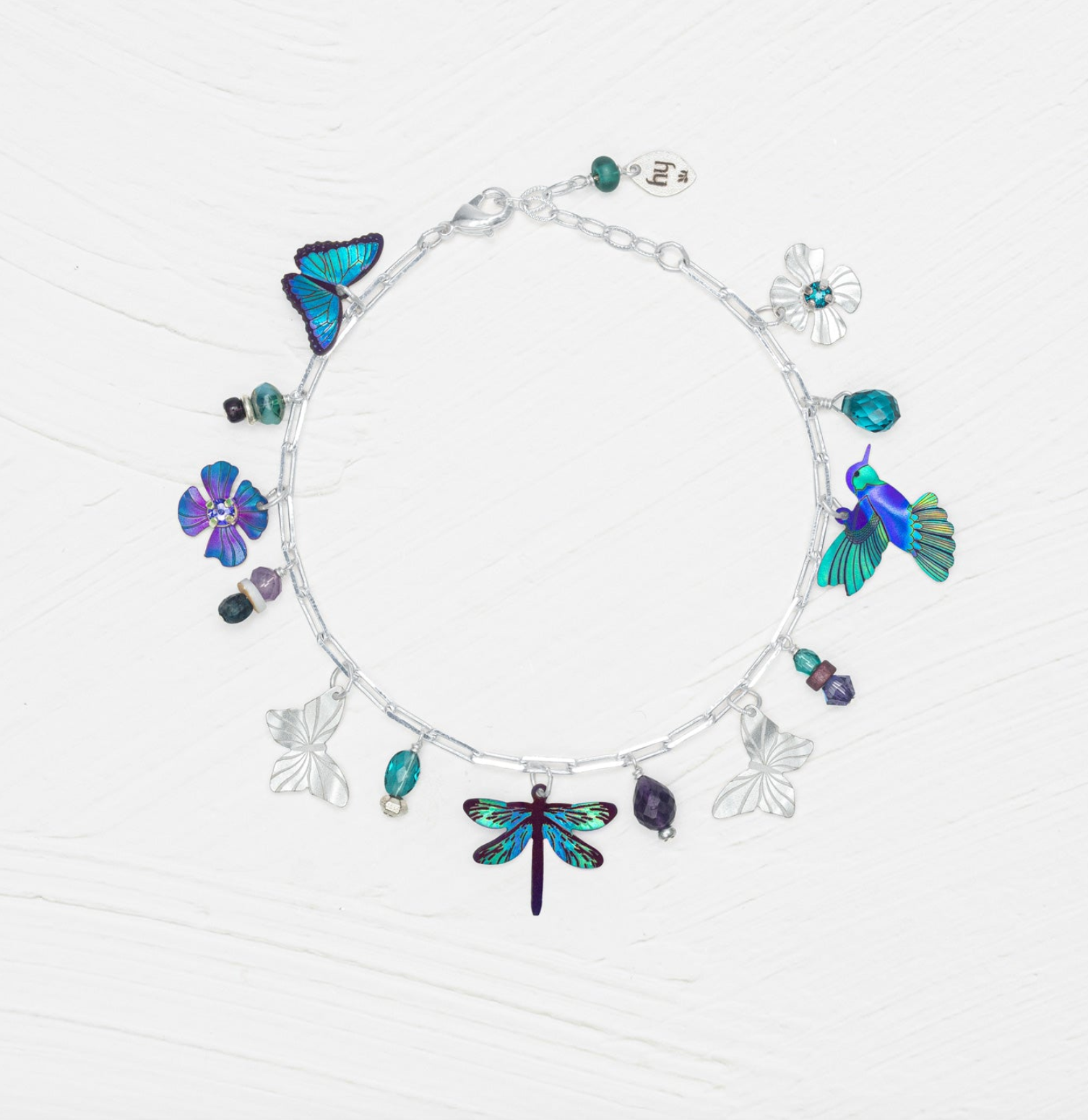 Holly Yashi Garden Whimsy Charm Bracelet - Silver