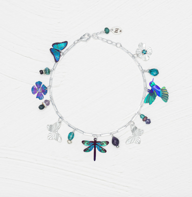Holly Yashi Garden Whimsy Charm Bracelet - Silver