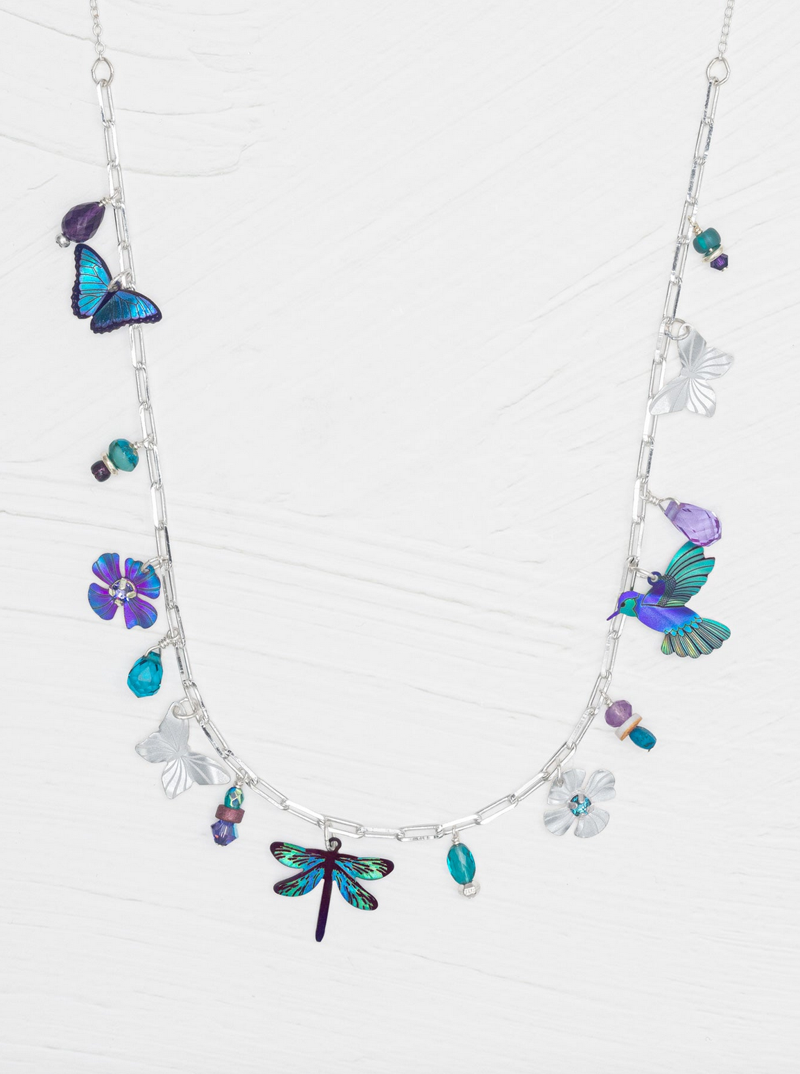 Holly Yashi Garden Whimsy Charm Necklace - Silver