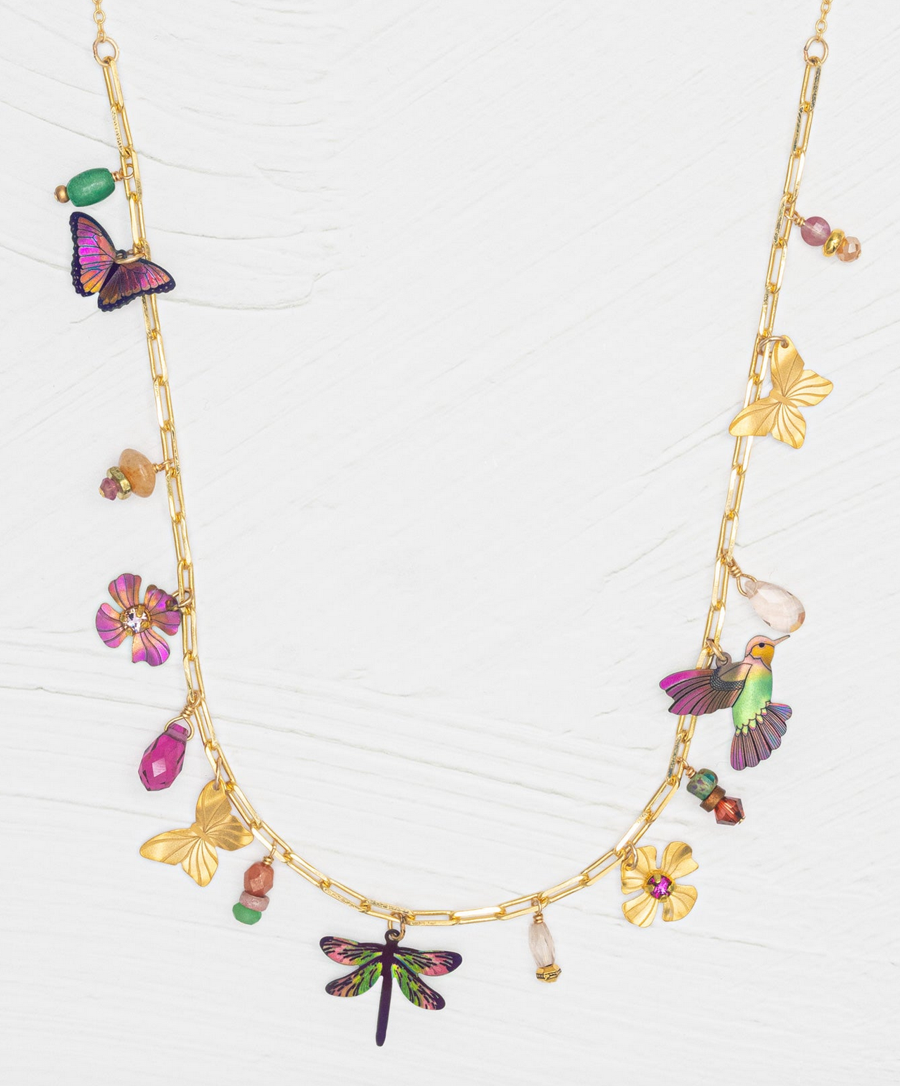 Holly Yashi Garden Whimsy Charm Necklace - Gold
