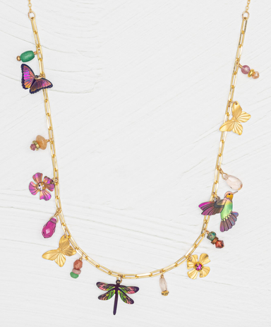 Holly Yashi Garden Whimsy Charm Necklace - Gold