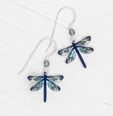 Holly Yashi Dragonfly Dreams Earrings - Indigo