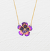 Holly Yashi Blissful Bloom Pendant Necklace - Sparkling Fuchsia